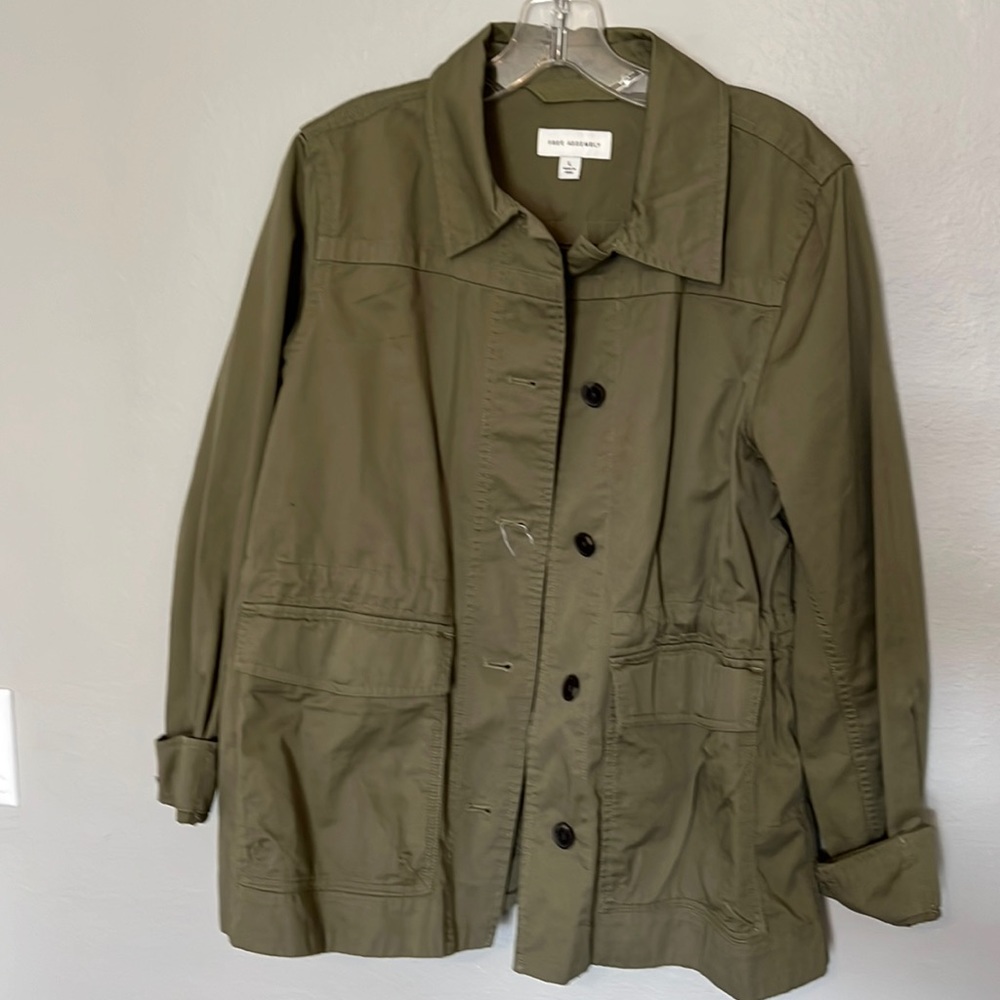 Free Assembly Army Green light jacket